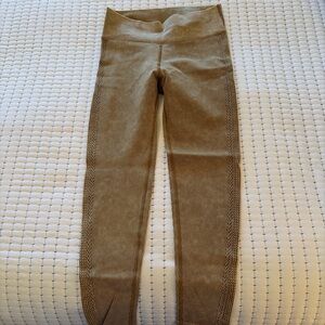 Aerie Brown Textured Leggings